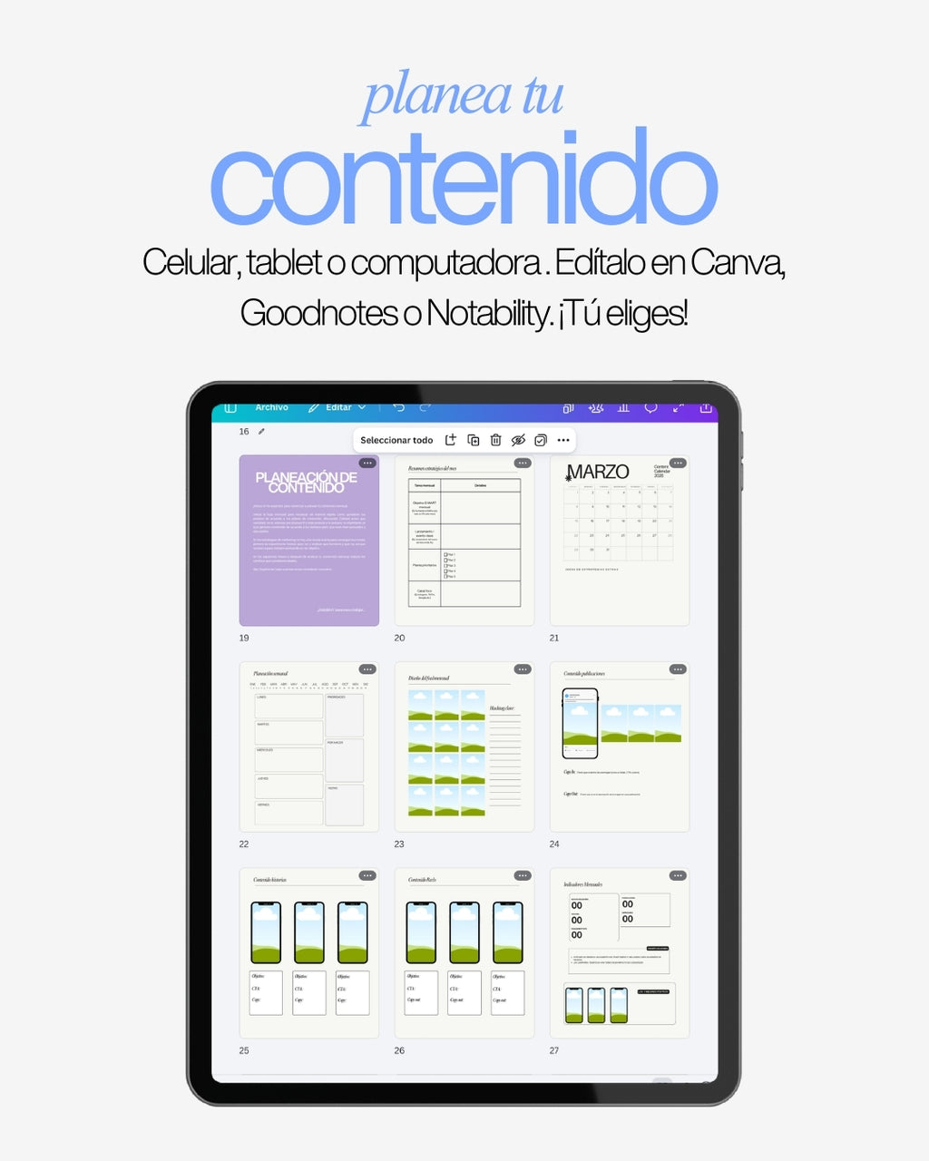 Planner de Redes Sociales